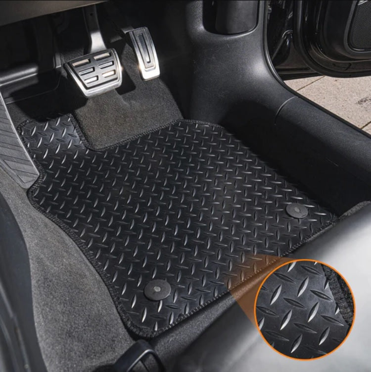 Image shows sample mat, your mats will be tailored for FIAT FIORINO / PEUGEOT BIPPER 2008